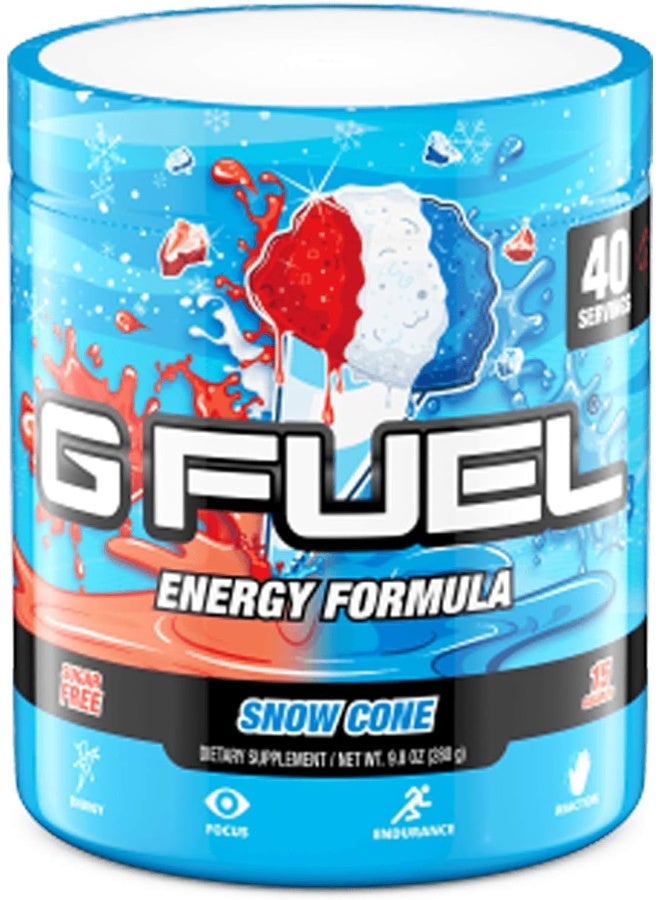 G Fuel Snow Cone (40 Servings) Elite Energy and Endurance Formula - Image 1